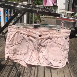 Pink Corduroy Billabong short shorts